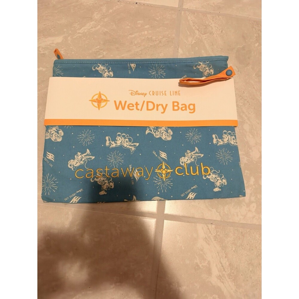 Castaway Club Gift Wet/Dry Bag Disney Cruise Line DCL 25th Anniversary Swag Pool